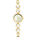 Titan Raga Viva Silver Dial Analog with Day and Date Metal Strap Watch for Women