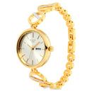 Titan Raga Viva Silver Dial Analog with Day and Date Metal Strap Watch for Women