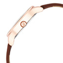 Titan Workwear Silver Dial Women Watch With Leather Strap