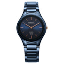 Titan Edge Ceramic Blue Dial Analog Ceramic Strap watch for Women
