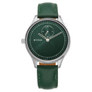 Titan Yin & Yang Silver Dial Analog Leather Strap Watch for Women