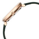 Titan Marhaba Silverwhite Dial Women Watch With Leather Strap