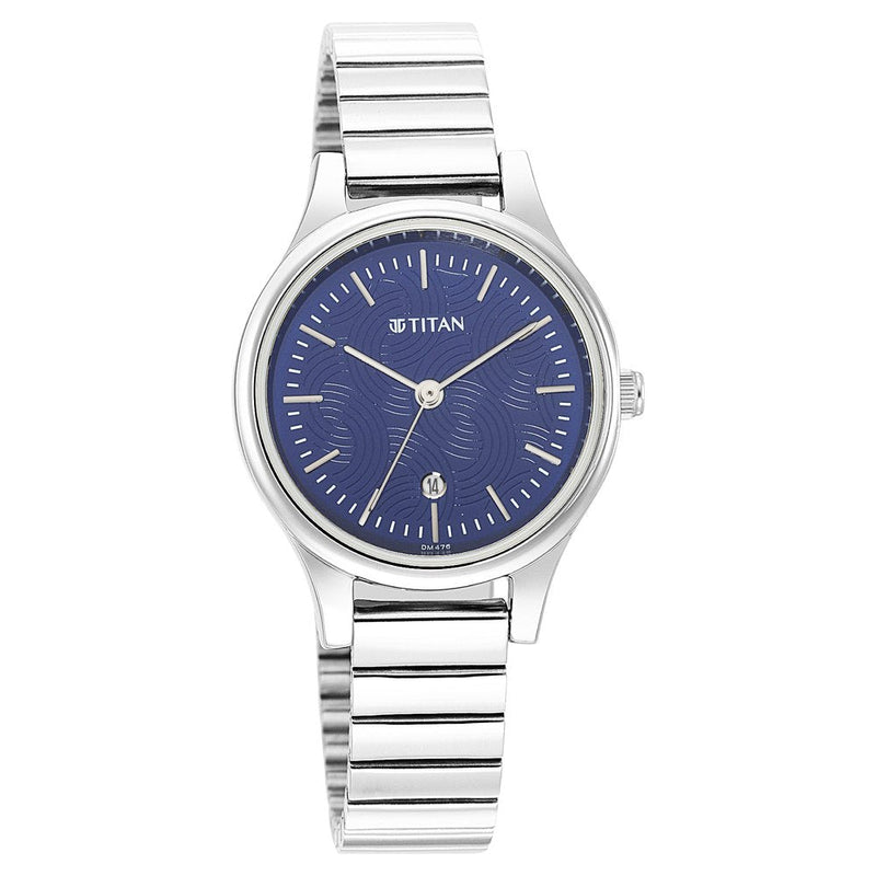 Women Karishma Blue Dial Metal Strap Watch