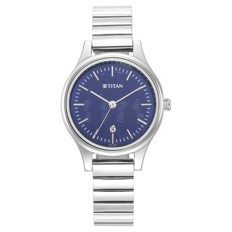 Women Karishma Blue Dial Metal Strap Watch