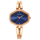 TITAN Women Karishma Blue Dial Metal Strap Watch