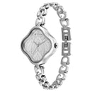 Titan Karishma White Dial Analog Metal Strap Watch for Women