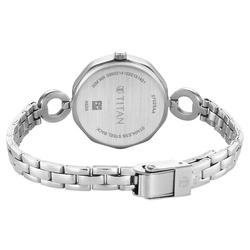 Titan Karishma Silver Dial Watch for Women