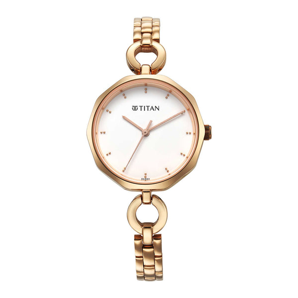 Titan Karishma White Dial Watch for Women