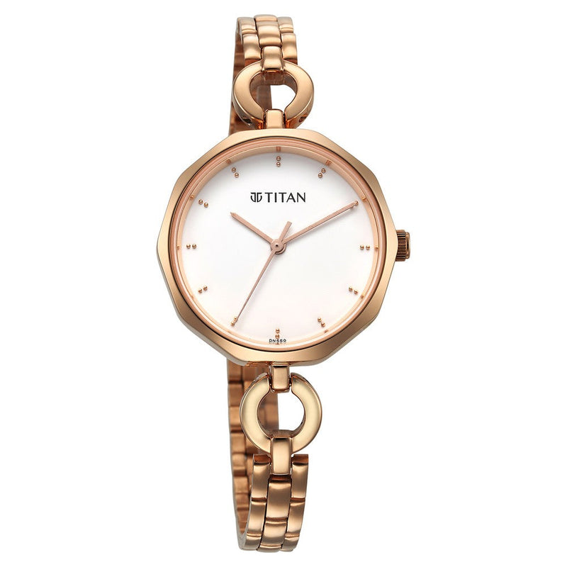 Titan Karishma White Dial Watch for Women