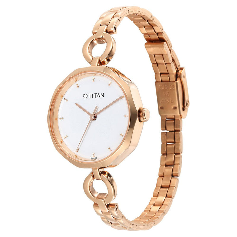 Titan Karishma White Dial Watch for Women