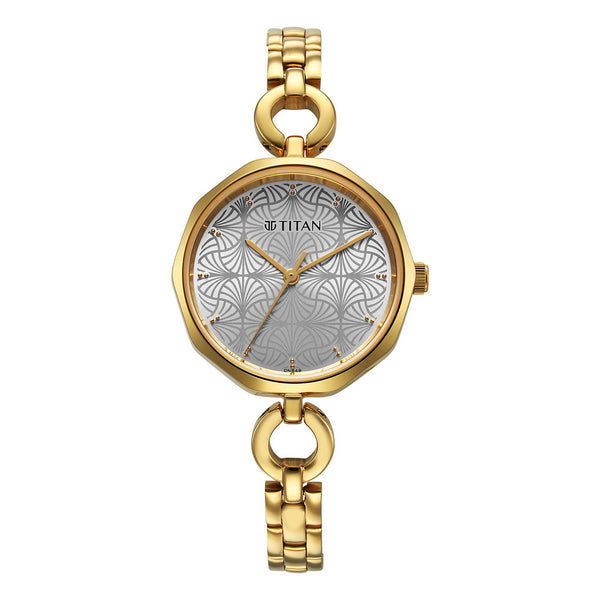 Titan Karishma Silver Dial Watch for Women