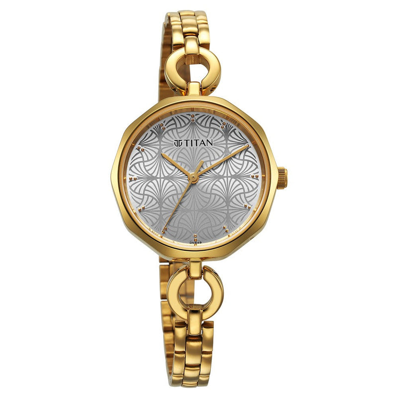 Titan Karishma Silver Dial Watch for Women