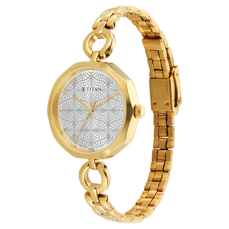 Titan Karishma Silver Dial Watch for Women