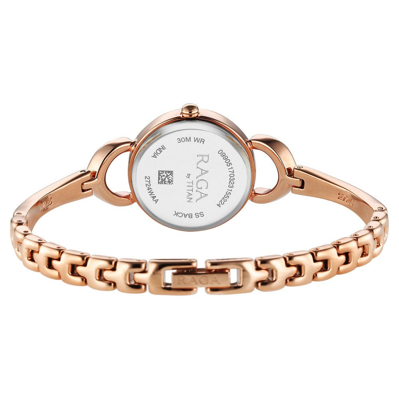 Titan Raga Rose Gold Dial Watch for Women