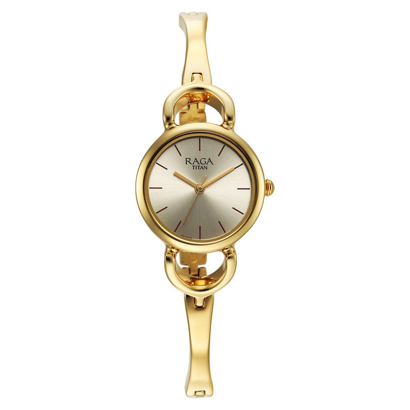 Titan Raga Champagne Dial Watch for Women