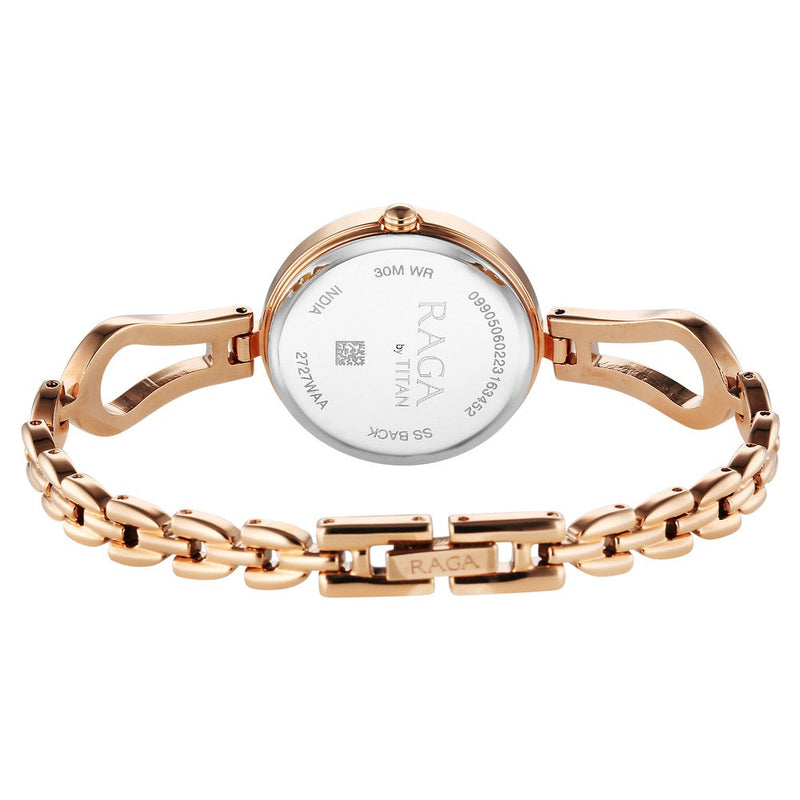 Titan Raga Rose Gold Dial Watch for Women