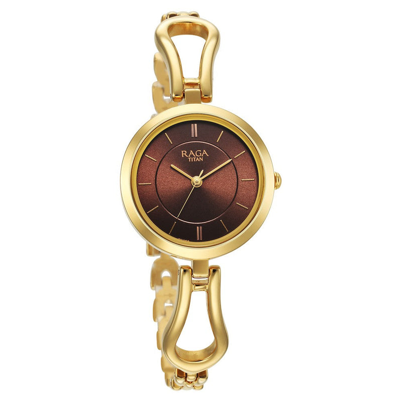 Titan Raga Champagne Dial Watch for Women