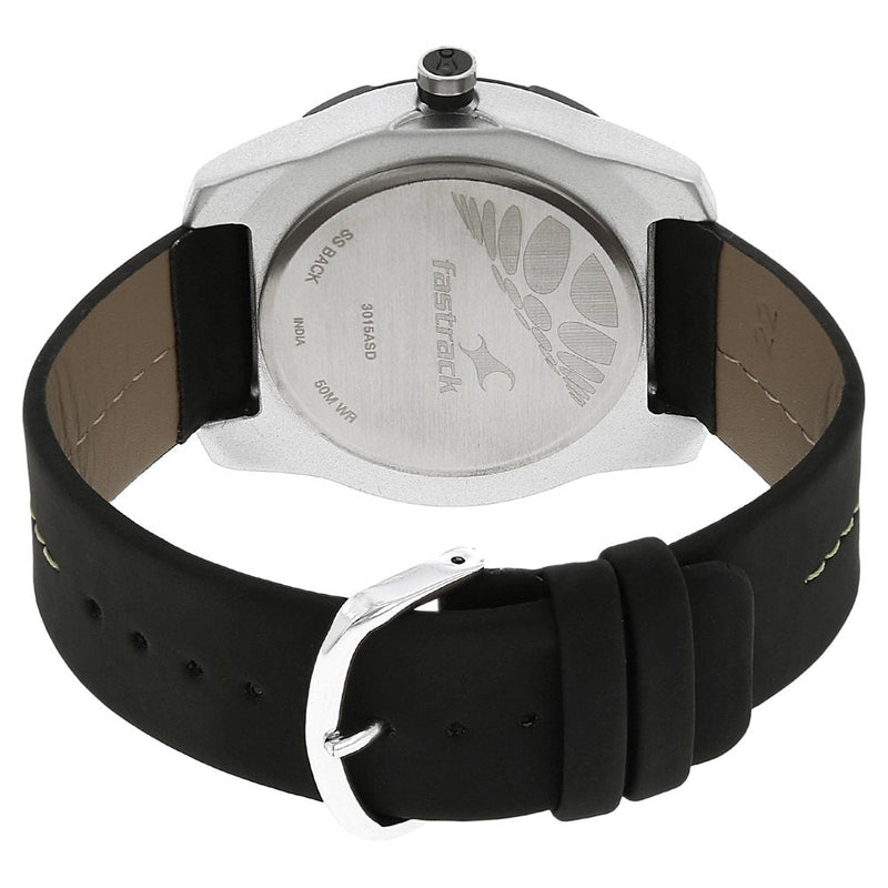 Fastrack Quartz Analog Grey Dial Plastic Strap Watch for Guys