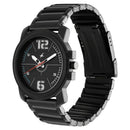 Fastrack Hitlist Quartz Analog Silver Dial Stainless Steel Strap Watch for Guys