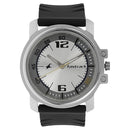 Fastrack Quartz Analog White Dial Plastic Strap Watch for Guys
