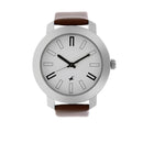 Fastrack Quartz Analog White Dial Leather Strap Watch for Guys