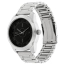 Fastrack Quartz Analog Black Dial Stainless Steel Strap Watch for Guys