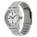 Fastrack Quartz Analog Silver Dial Stainless Steel Strap Watch for Guys