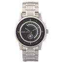 Fastrack Go Skate Quartz Analog with Day and Date Black Dial Stainless Steel Strap Watch for Guys