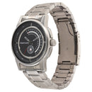 Fastrack Go Skate Quartz Analog with Day and Date Black Dial Stainless Steel Strap Watch for Guys