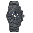 Fastrack Go Skate Quartz Multifunction Black Dial Stainless Steel Strap Watch for Guys