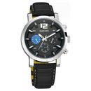 Fastrack Fastfit Quartz Multifunction Black Dial Leather Strap Watch for Guys