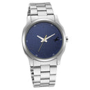 Fastrack Stunners Quartz Analog Blue Dial Metal Strap Watch for Guys