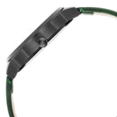 FASTRACK After Dark Black Dial Leather Strap Watch for Guys