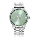 Fastrack Stunners Quartz Analog Green Dial Metal Strap Watch for Guys