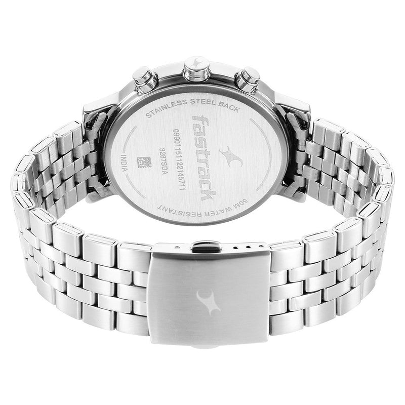 Fastrack Tick Tock White Dial Watch for Guys