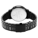 Fastrack Exuberant Quartz Multifunction Black Dial Stainless Steel Strap Watch for Guys