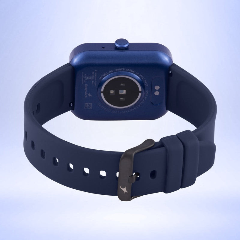 Fastrack Reflex Hello Smart Watch with Silicone Blue Strap