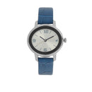 Fastrack Quartz Analog Silver Dial Leather Strap Watch for Girls