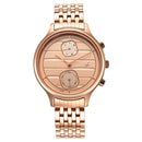 FASTRACK Style Up Rose Gold Dial Stainless Steel Strap Watch for Girls