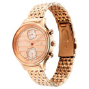 FASTRACK Style Up Rose Gold Dial Stainless Steel Strap Watch for Girls