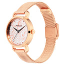 Fastrack Fastrack Animal Print Quartz Analog Bicolour Dial Stainless Steel Strap Watch for Girls