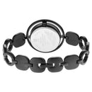 Fastrack Glitch Quartz Analog Grey Dial Metal Strap Watch for Girls