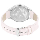 Fastrack Stunners Quartz Analog White Dial Leather Strap Watch for Girls