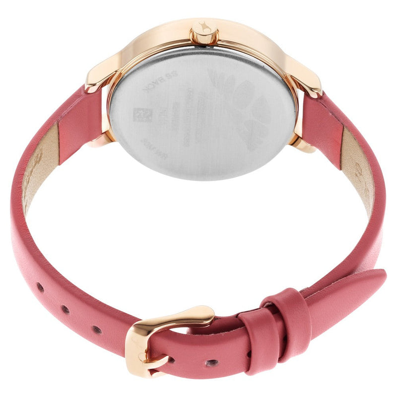 Fastrack Uptown Retreat Quartz Analog Multicoloured Dial Leather Strap Watch for Girls