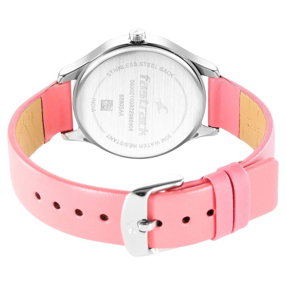 Fastrack pink dial ladies watch best sale