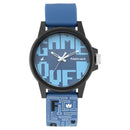 Fastrack Arcade Quartz Analog Blue Dial Silicone Strap Unisex Watch