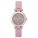 Fastrack Trendies Quartz Analog Pink Dial Silicone Strap Watch for Girls