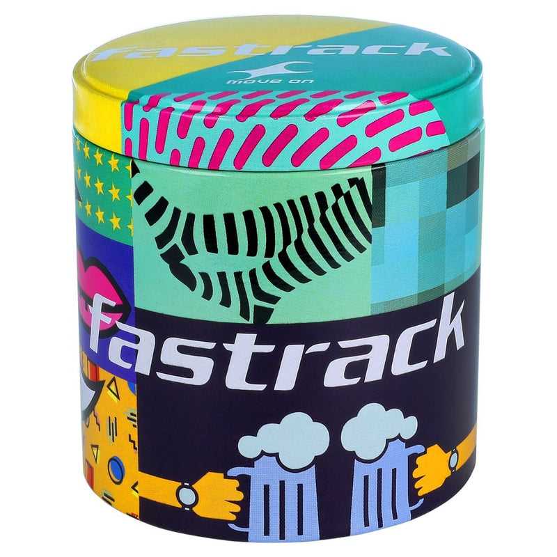 Fastrack Street Line DigitalPink Dial Silicone Strap Watch for Girls