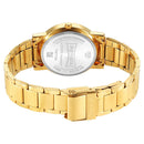 Sonata Classic Quartz Analog Blue Dial Golden Stainless Steel Strap Watch for Men