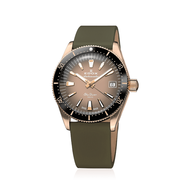 EDOX Unisex SkyDiver Date Automatic Special-Edition Watch